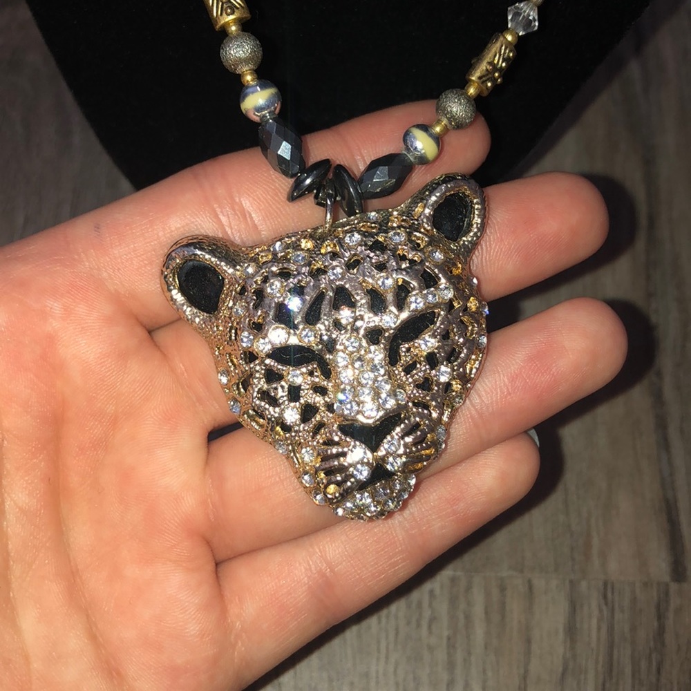 Tiger bling necklace!